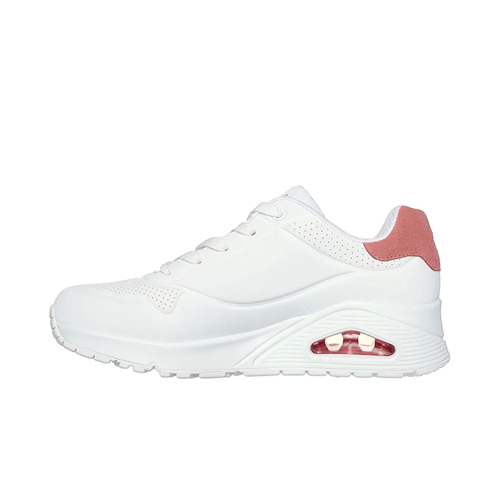Zapatilla Skechers Casual Dama Uno Pop Back Blanco