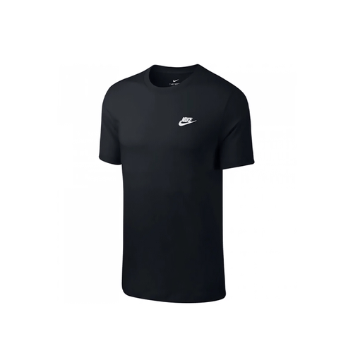 Camiseta Nike Casual Hombre Sportwear Club Tee Negro