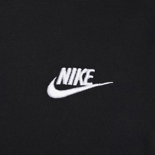 Camiseta Nike Casual Hombre Sportwear Club Tee Negro