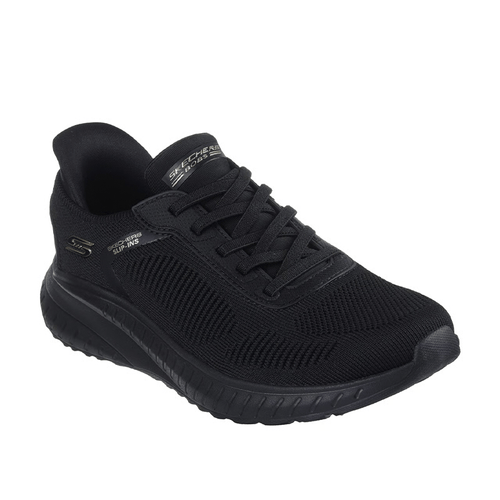 Zapatilla Skechers Casual Dama Bobs Squad Chaos Negro