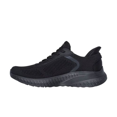 Zapatilla Skechers Casual Dama Bobs Squad Chaos Negro