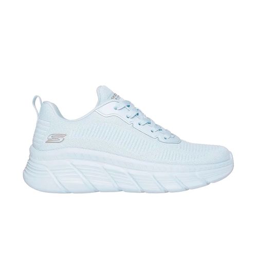 Zapatilla Skechers Casual Dama Bobs Flex Azul