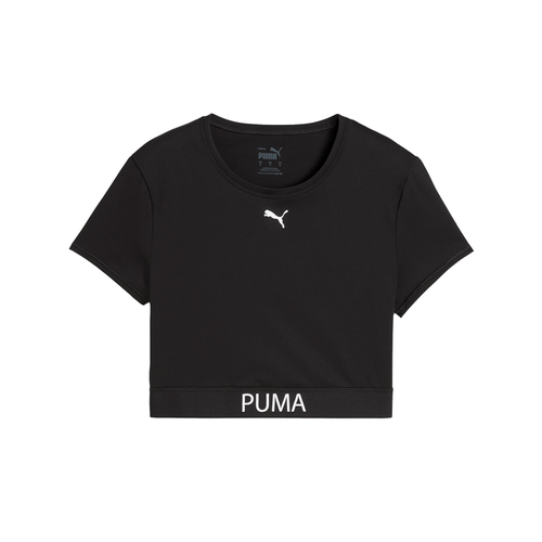 Blusa Puma Running Dama Strong Negro