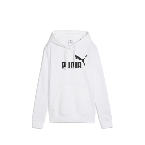 Buzo Puma Casual Dama Essentials Logo Blanco