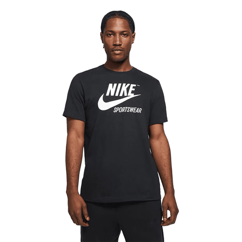 Camiseta Nike Casual Hombre Crew Archive Negro