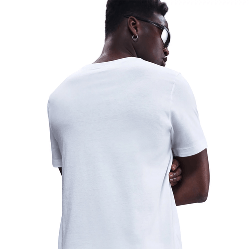 Camiseta Nike Casual Hombre Crew Archive Blanco