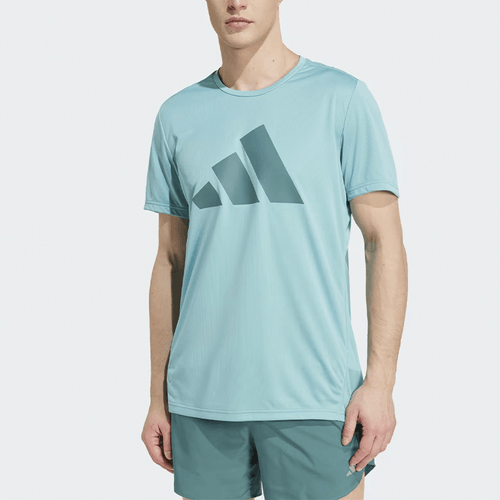 Camiseta Adidas Running Hombre Run It Tee Azul