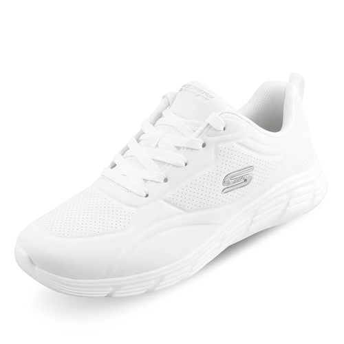 Zapatilla Skechers Casual Dama Bobs Diego Blanco