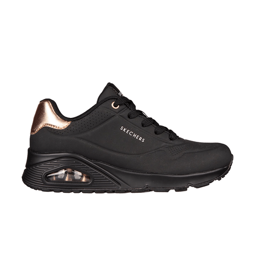 Zapatilla Skechers Casual Dama Uno Golden Air Negro