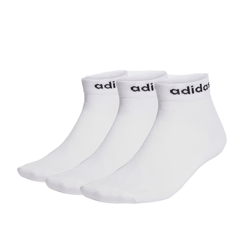 Medias Adidas Think Ankle 3P Blanco