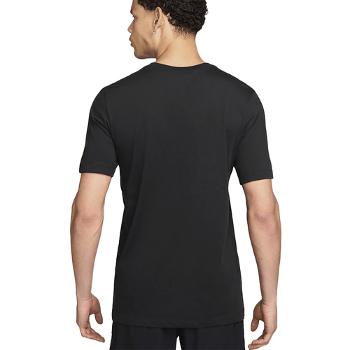 Camiseta Nike Casual Hombre Dri Fit Swoosh Negro