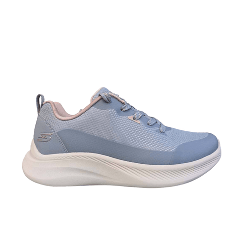 Zapatilla Skechers Casual Dama Bobs Moda Flex Azul