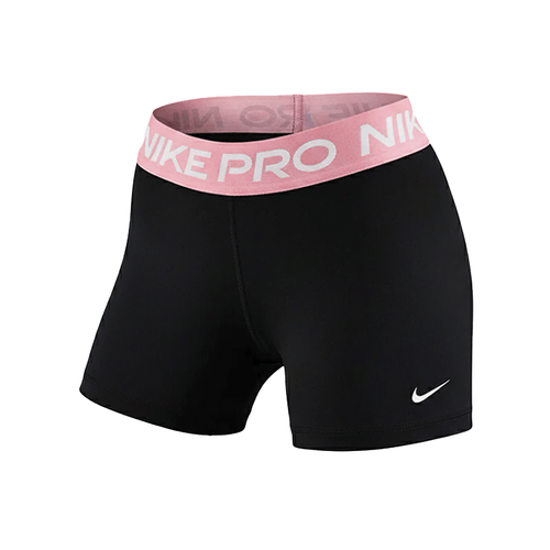 Short Nike Running Dama Mid Rise 3 Negro