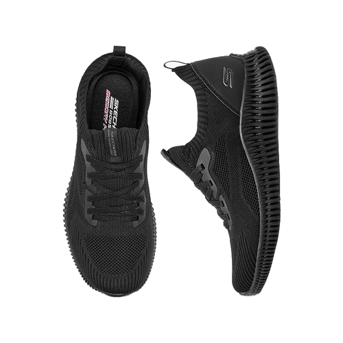 Zapatilla Skechers Casual Dama Bobs Geo Lite Negro