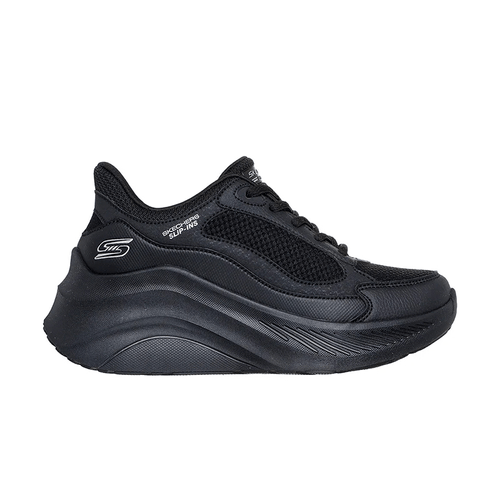 Zapatilla Skechers Casual Dama Bobs Chaos HI Negro