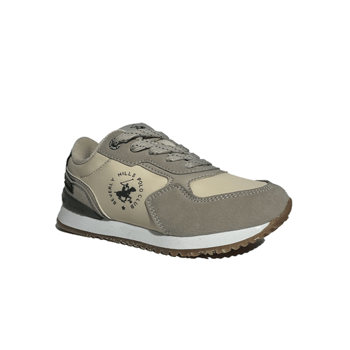 Zapatilla Beverly Hills Casual Niño Badboy Beige