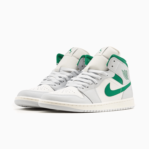 Bota Nike Casual Hombre Air Jordan 1 Mid Gris