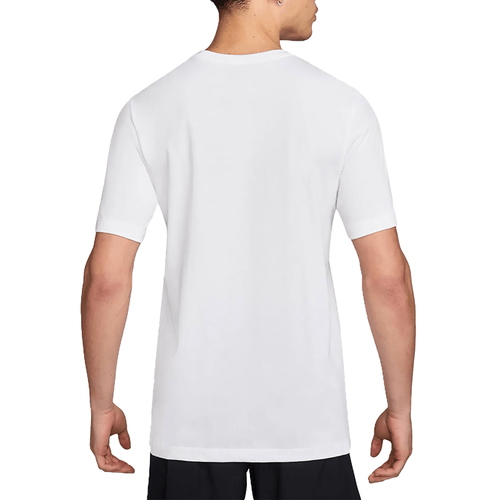 Camiseta Nike Casual Hombre Dri Fit Swoosh Blanco