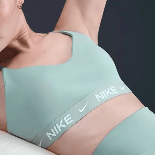 Top Nike Running Dama Dri Fit Indy V Verde