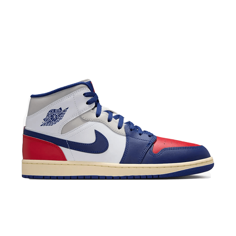 Bota Nike Casual Hombre Air Jordan 1 Mid Azul-1773430723182