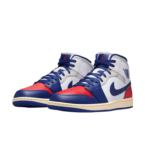 Bota Nike Casual Hombre Air Jordan 1 Mid Azul