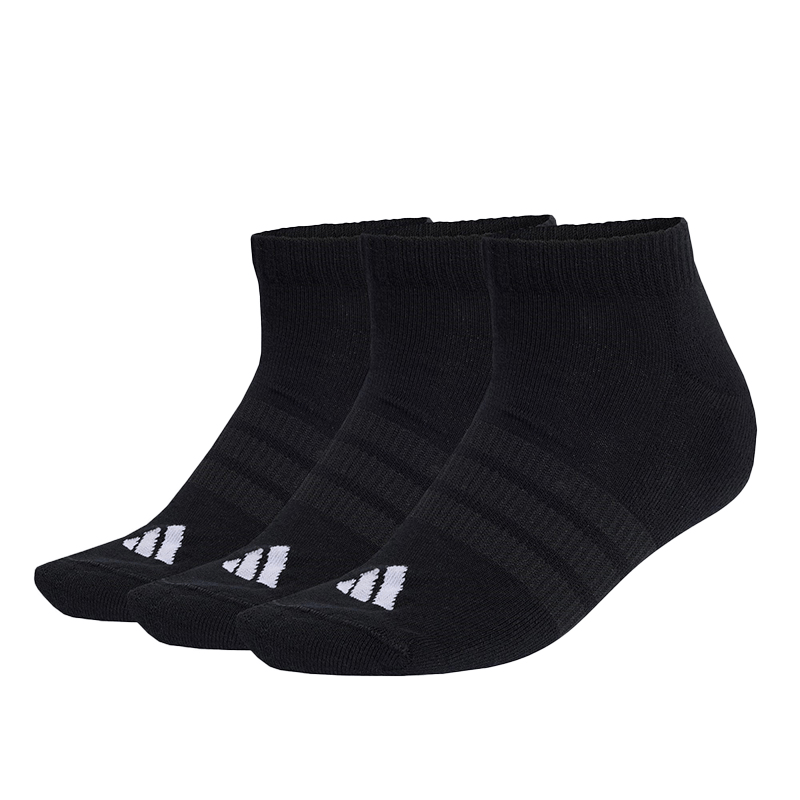 Medias Adidas Cushioned Low 3P Negro-1773439470655