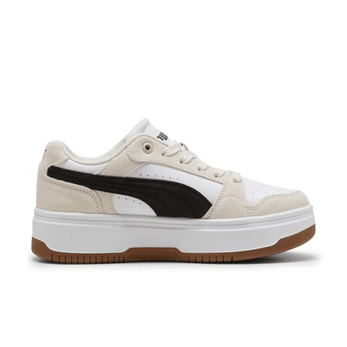 Zapatilla Puma Casual Dama Rebound Low Suede Beige