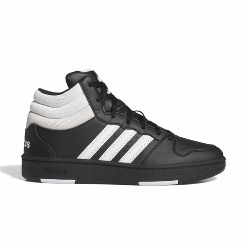 Zapatilla Adidas Casual Hombre Hoops Mid Classic Negro