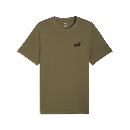 Camiseta Puma Casual Hombre Ess Small No 1 Logo Verde