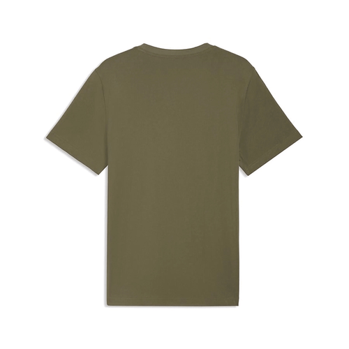 Camiseta Puma Casual Hombre Ess Small No 1 Logo Verde